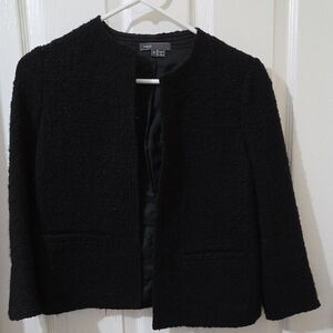 Vince Midnight Black Bouclé Blazer